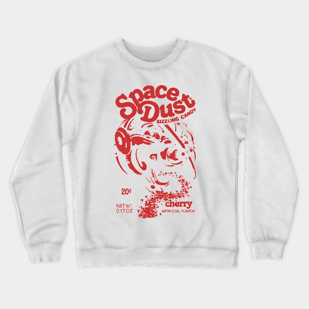 Space Dust 1970s fan art design (red). Crewneck Sweatshirt by JSnipe